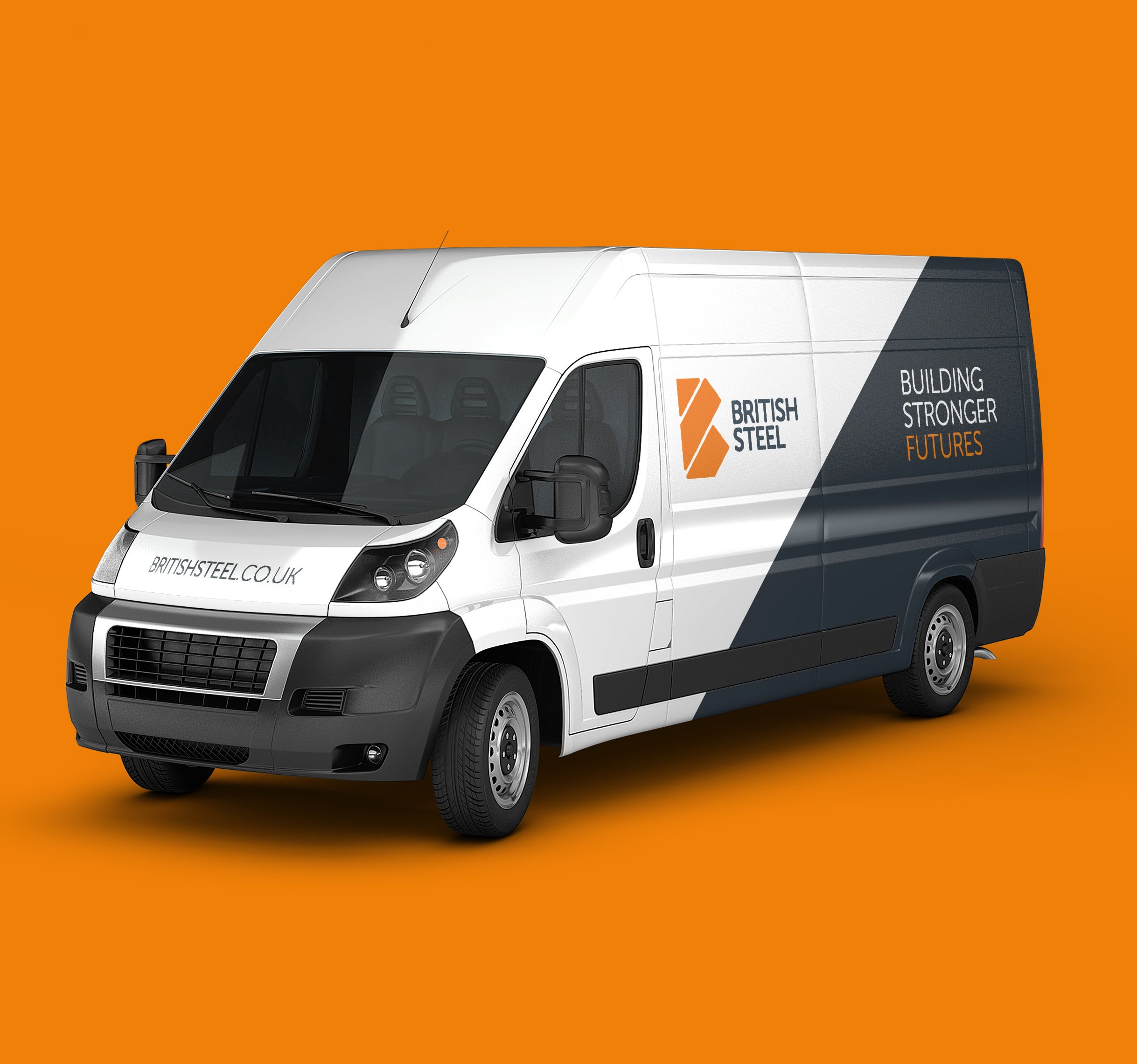 British Steel van