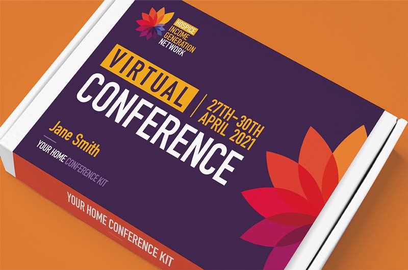 An example of a printed conference box