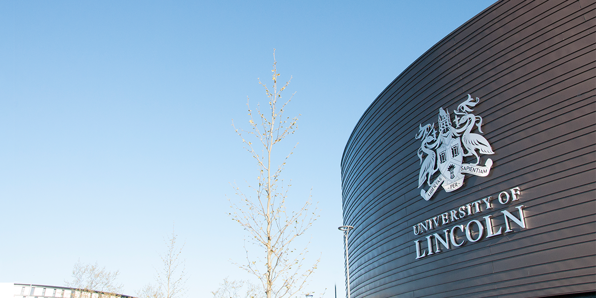 University of Lincoln building front photography