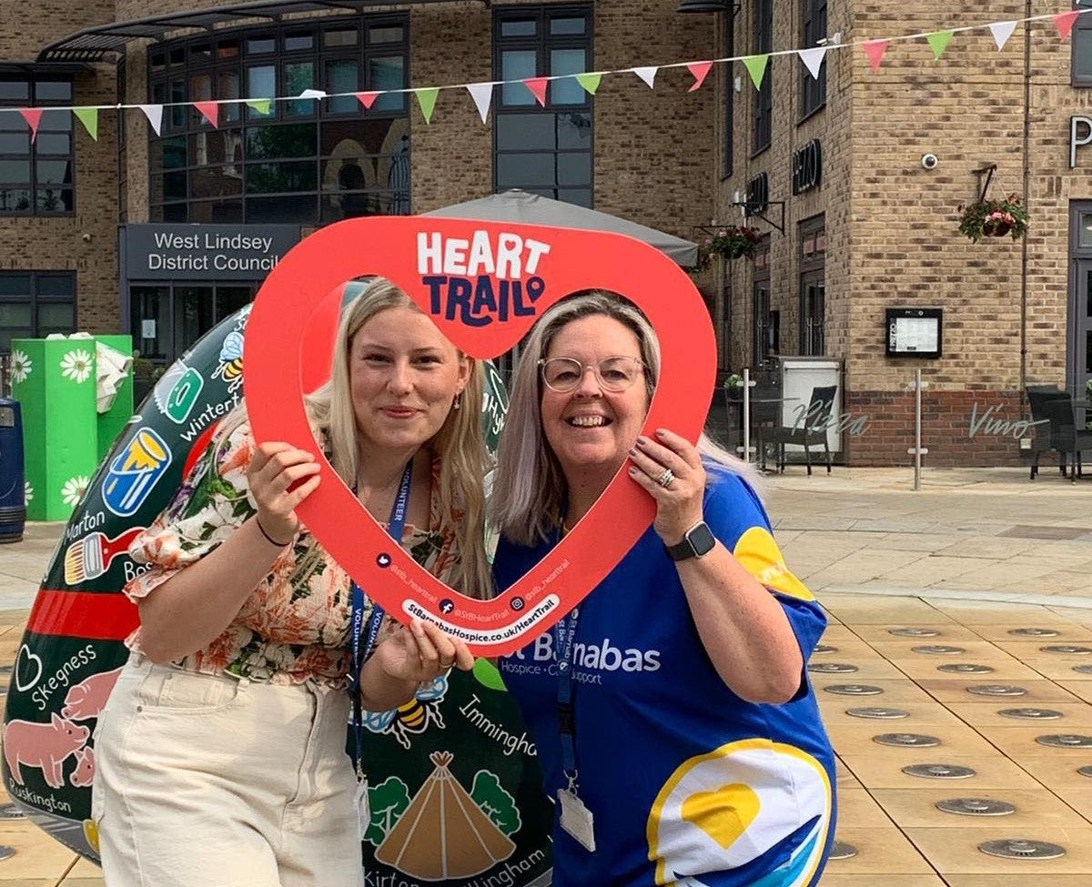 Heart Trail selfie frame