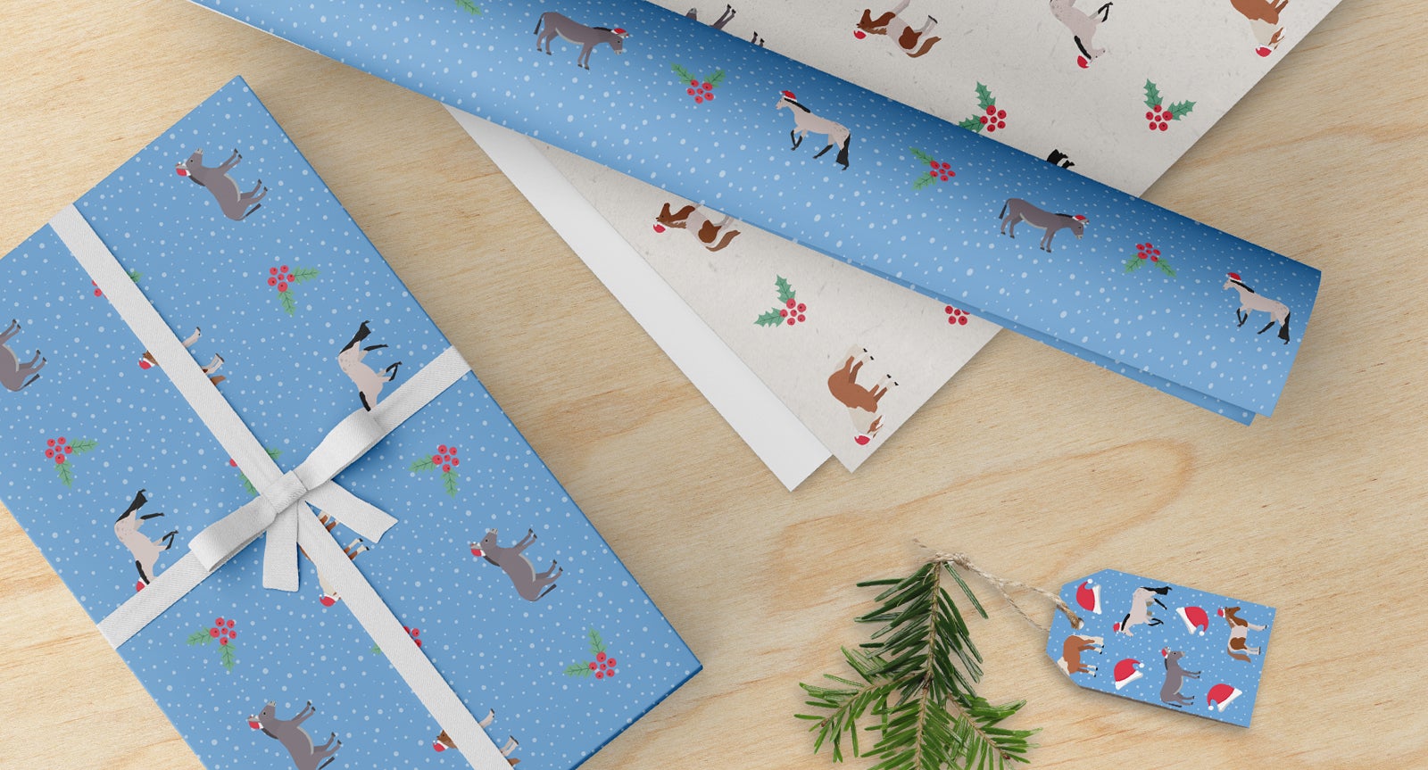 Customisable wrap paper