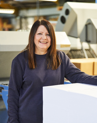 Sue Bratton Print Finisher at Ruddocks