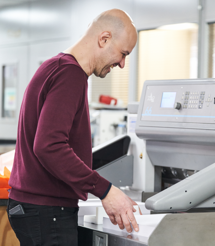 Laz Kloukas Digital Print Operator at Ruddocks