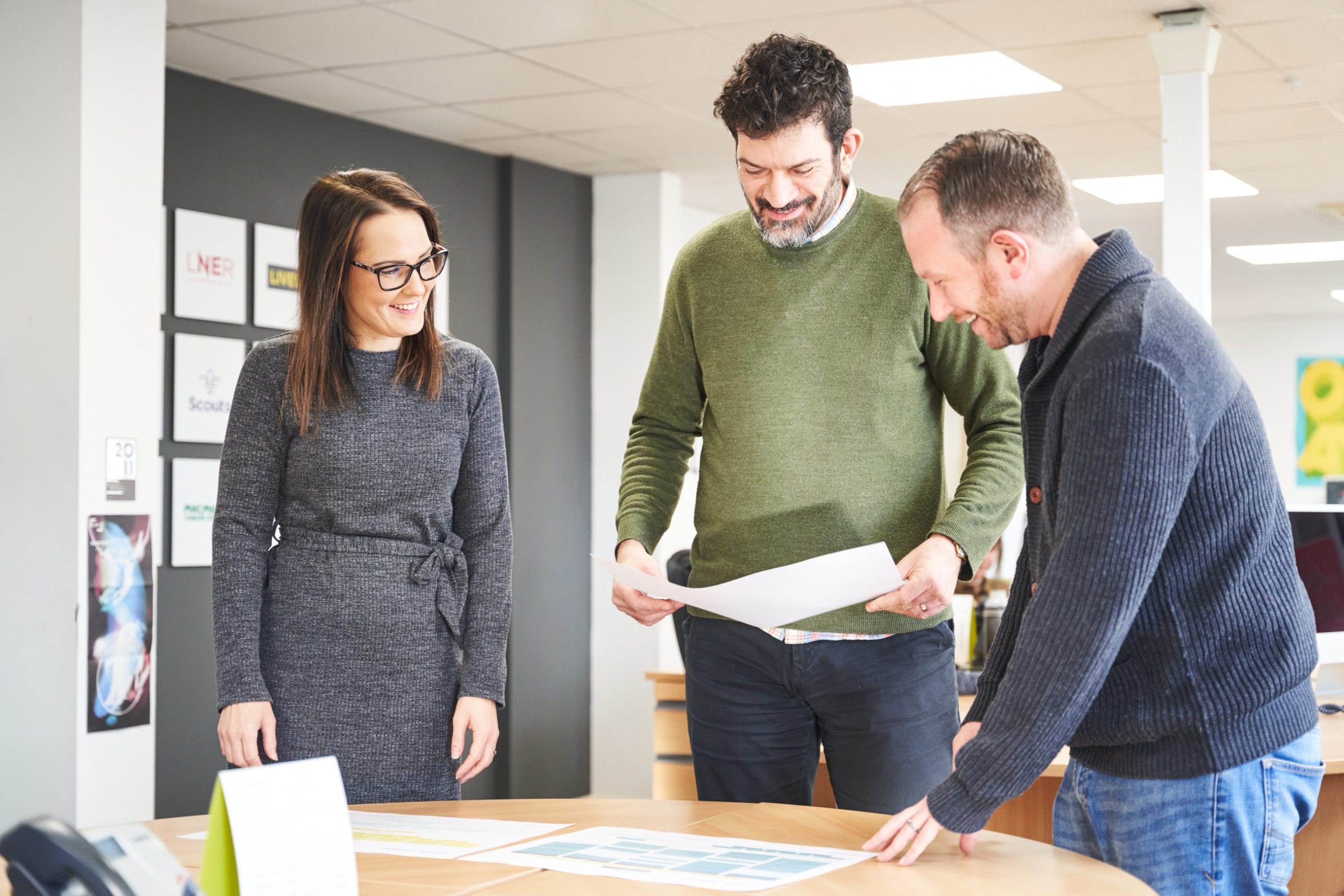 ruddocks team discussing the 9-day fortnight working pattern