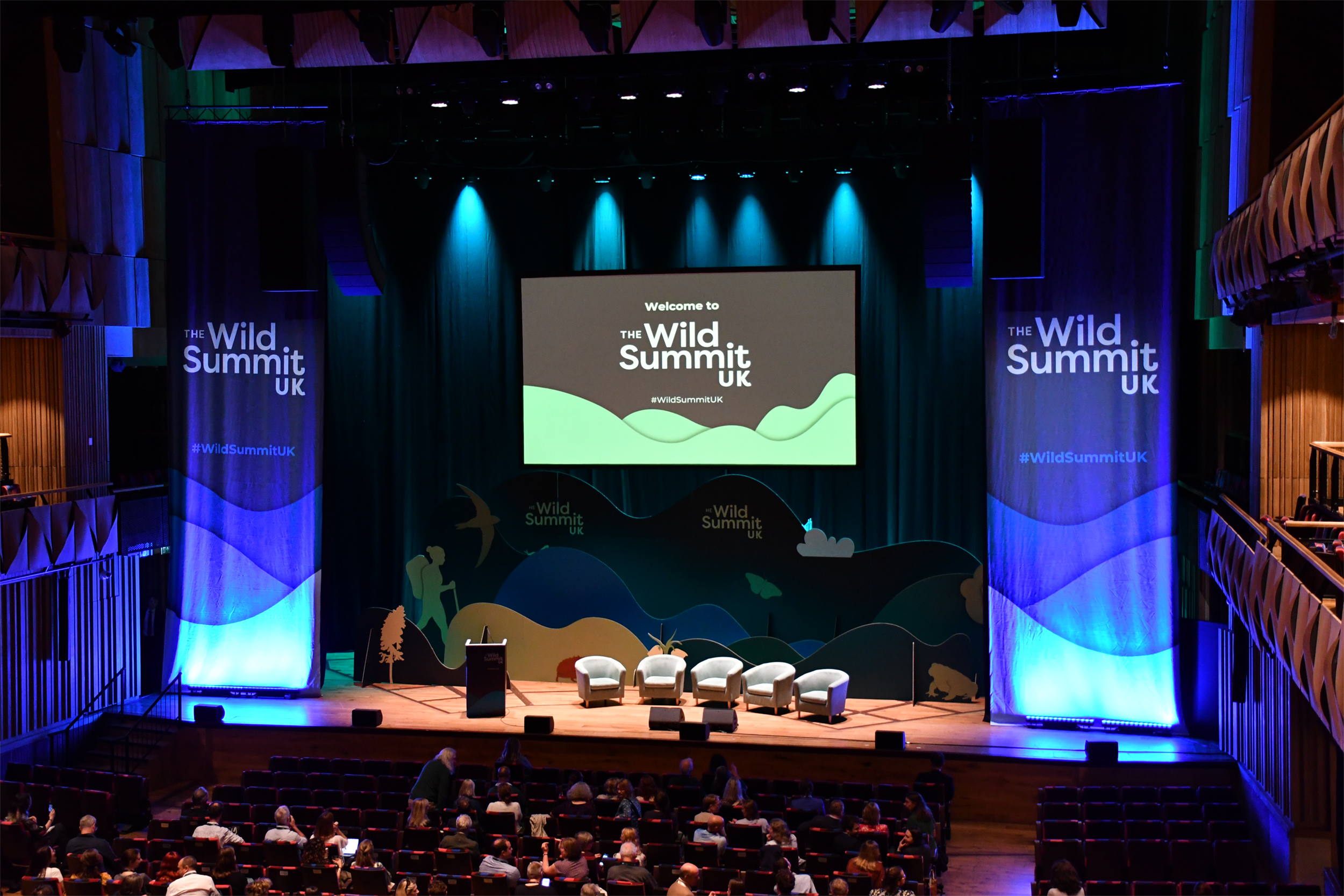 The 2025 Wild Summit Uk event collateral designed and produced by Ruddocks