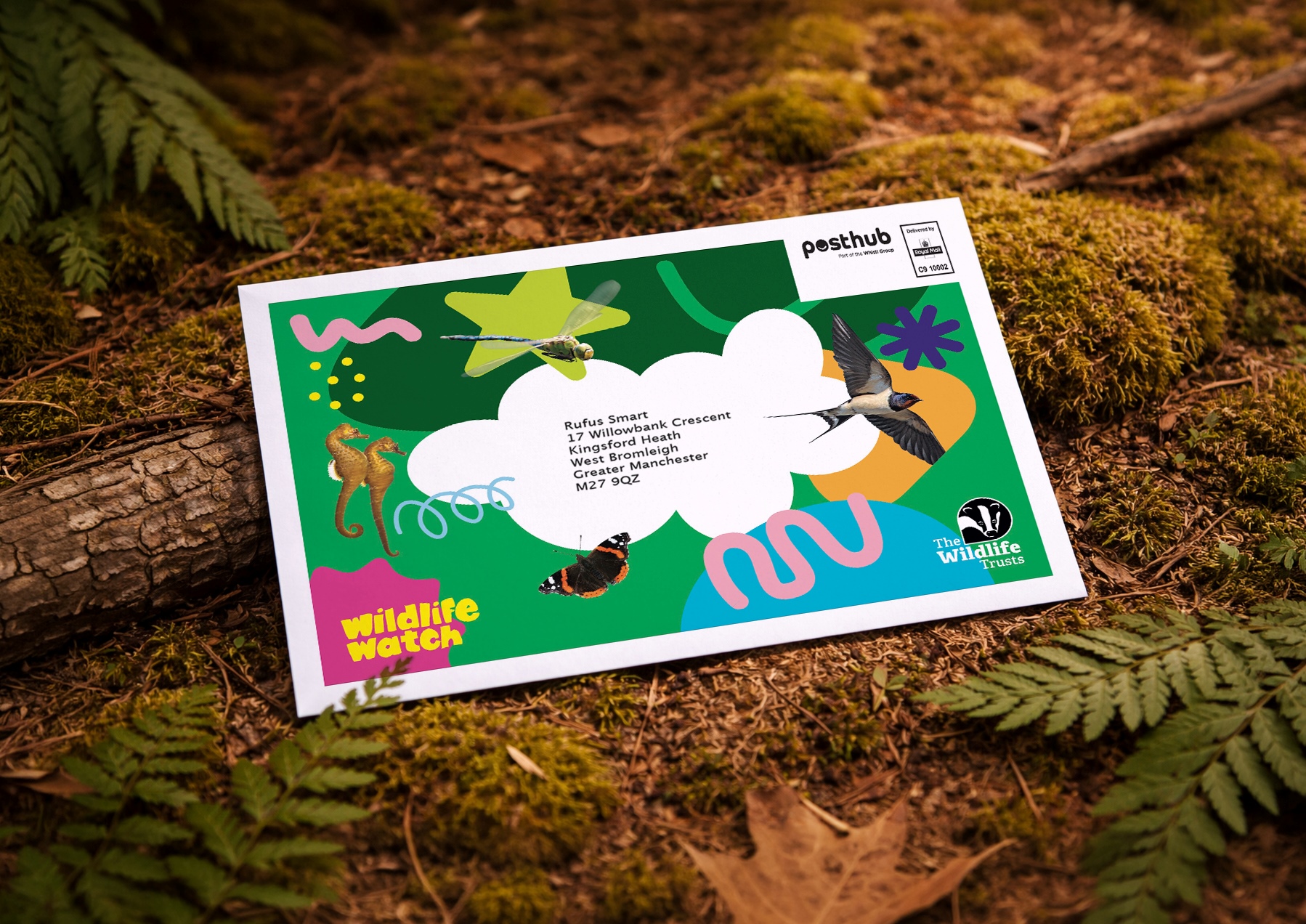 wildlife watch envelope produced by ruddocks