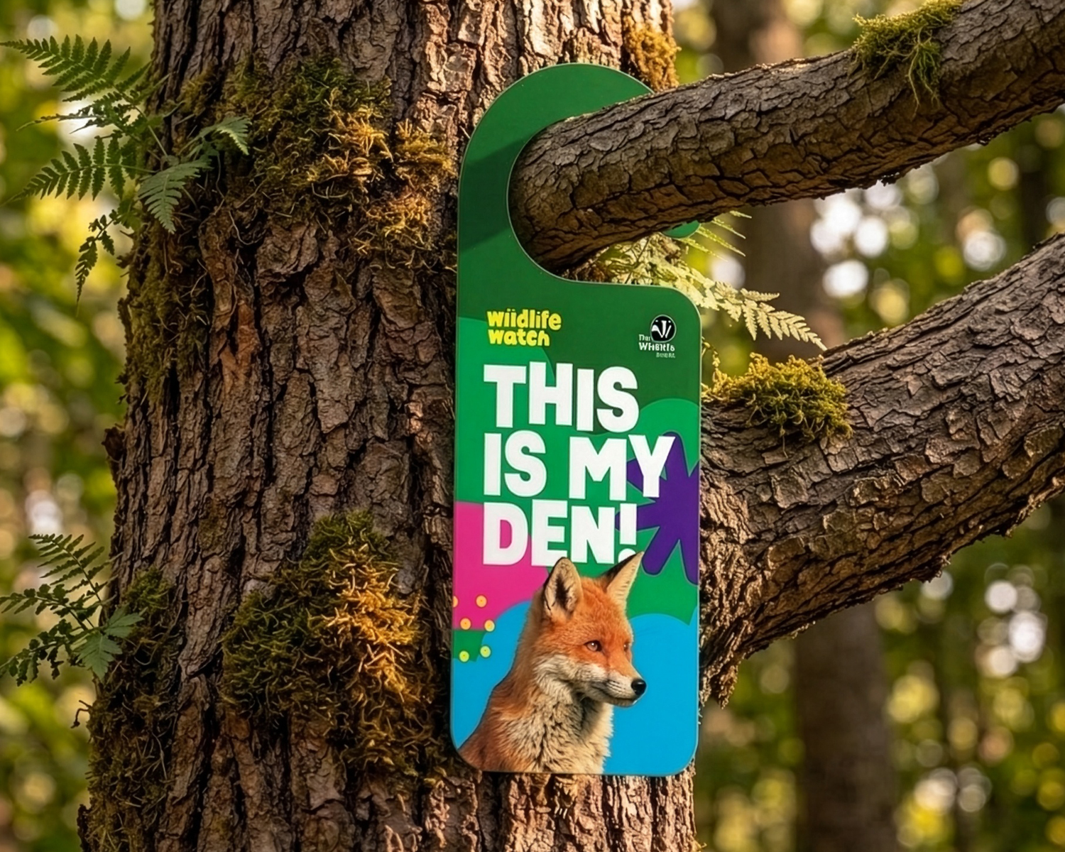 wildlife watch door hanger produced by ruddocks