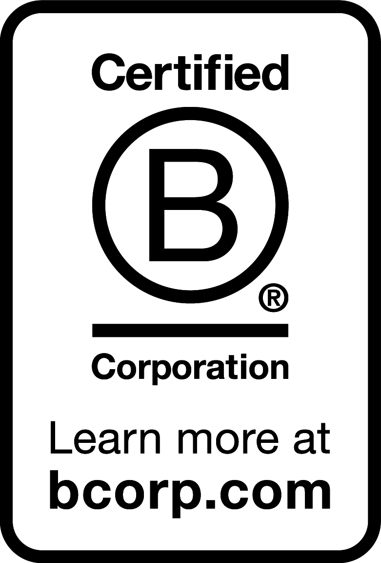 Ruddocks is a Certified B Corporation (logo) Learn more at bcorp.com