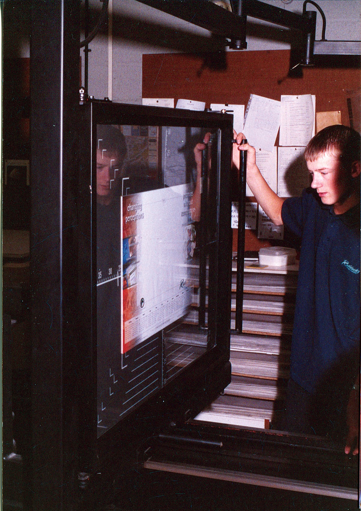 Tris Palser at the camera