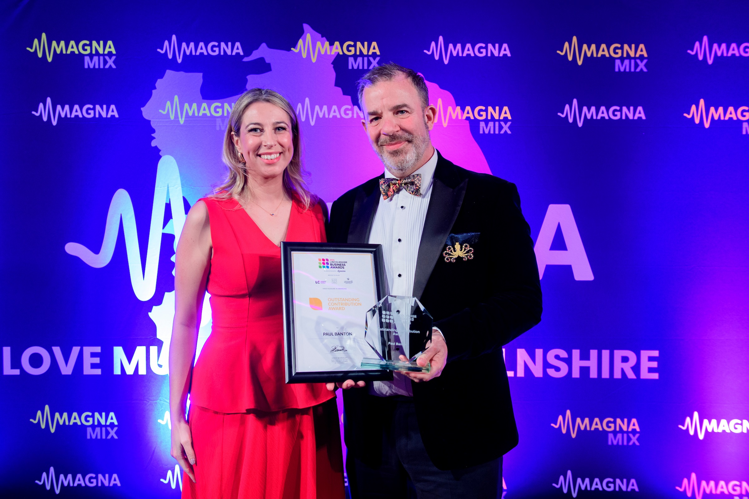 Ruddocks MD Paul Banton won the Outstanding Contribution Award