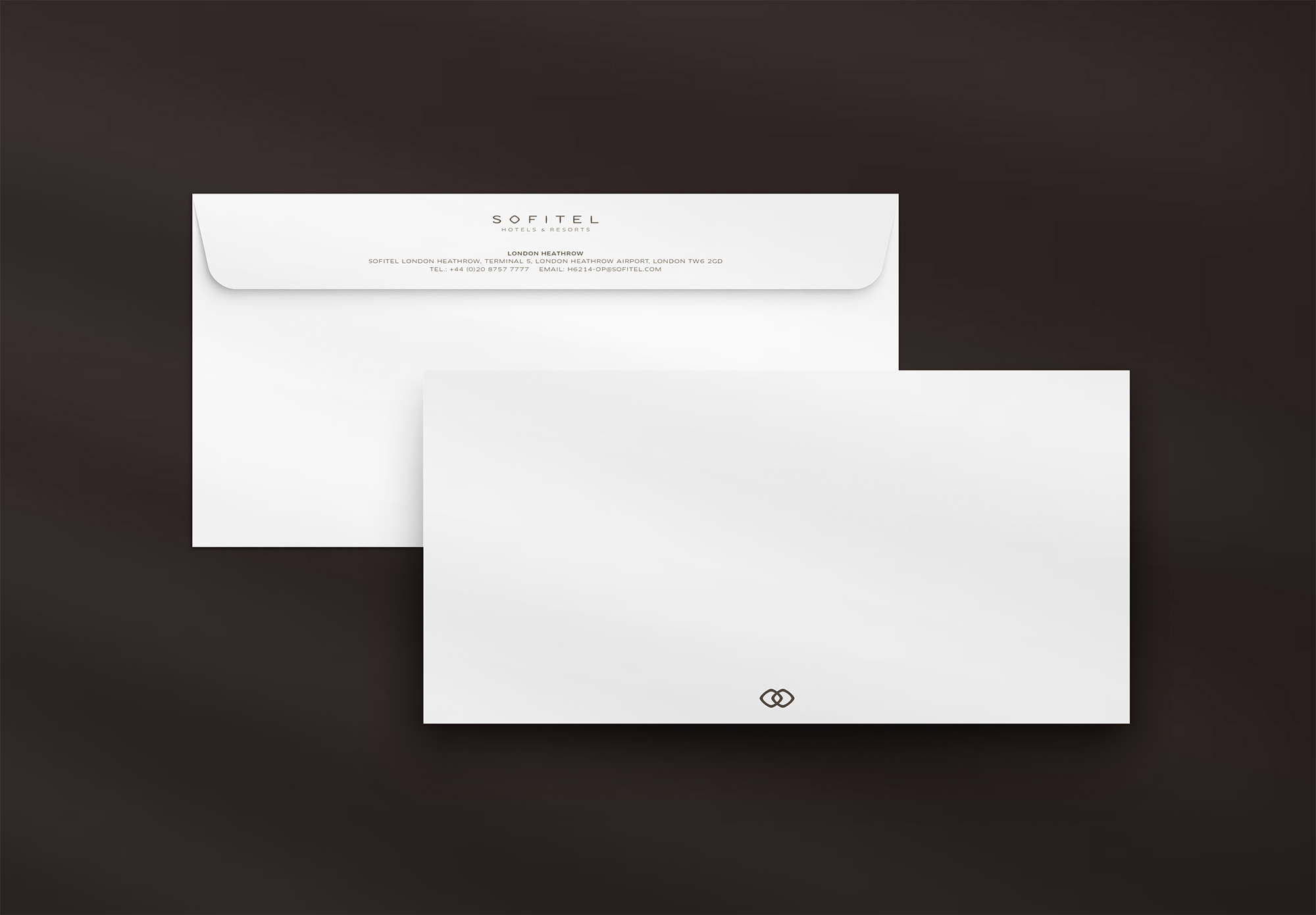 Sofitel London Heathrow hotel stationery produced by Ruddocks creative production agency